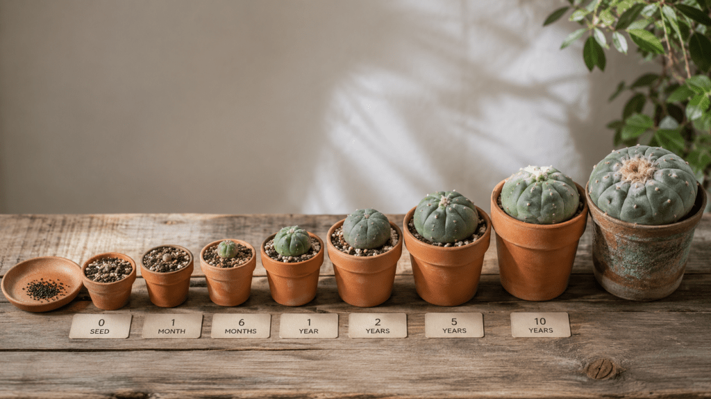 Lophophora Seed to Maturity