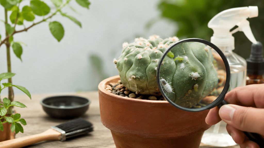 How to get rid of bugs on peyote cactus
